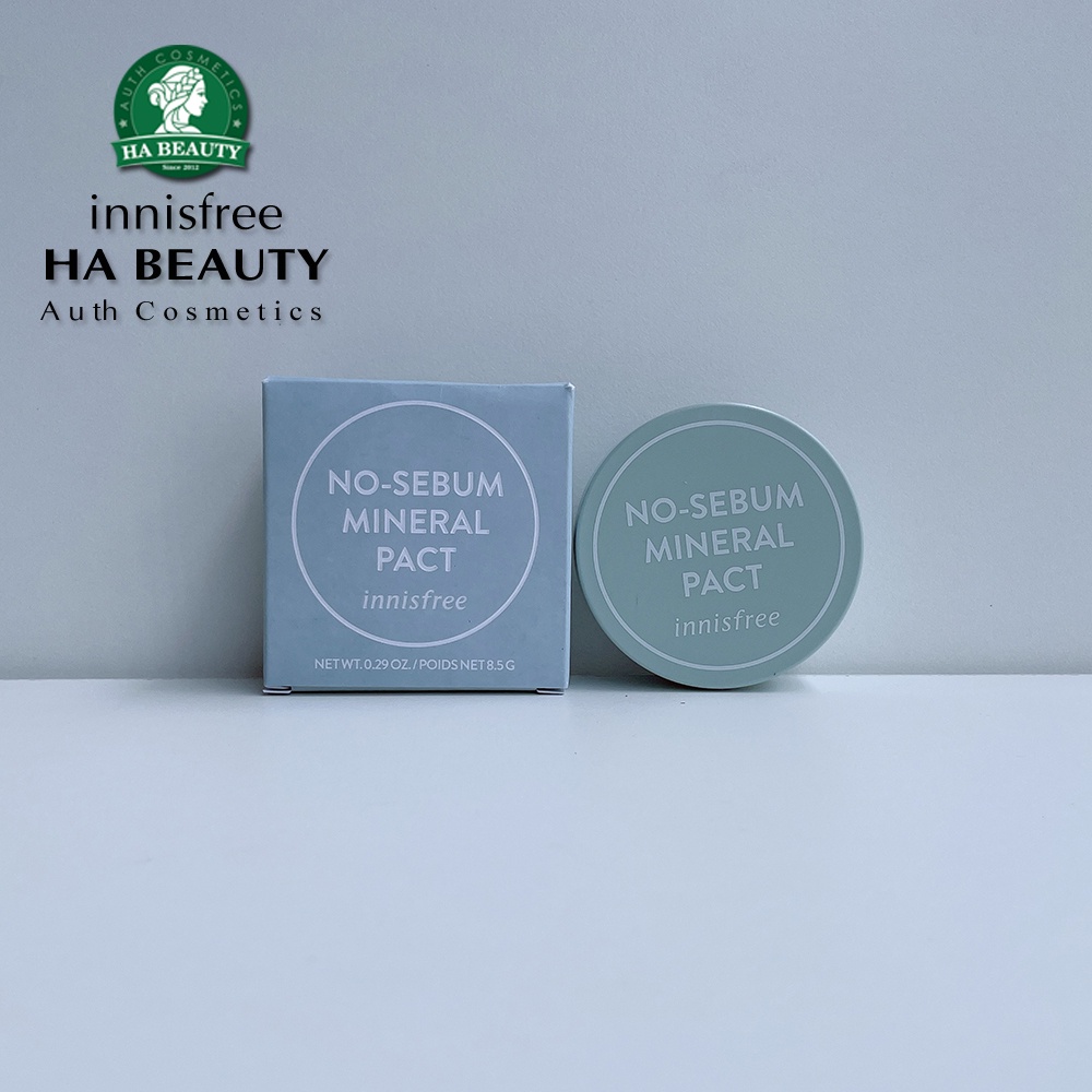 Phấn phủ kiềm dầu dạng nén innisfree No Sebum Mineral Pact 8.5 g