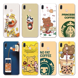 STARBUCKS Ốp Lưng Hình Gấu Xinh Xắn Cho Điện Thoại Asus Zenfone 4 Pro Max M1 Zc554Kl / Ze554Kl / Zc520Kl / Zb555Kl / Zb570Tl / Zb601Kl / Zb602Kl