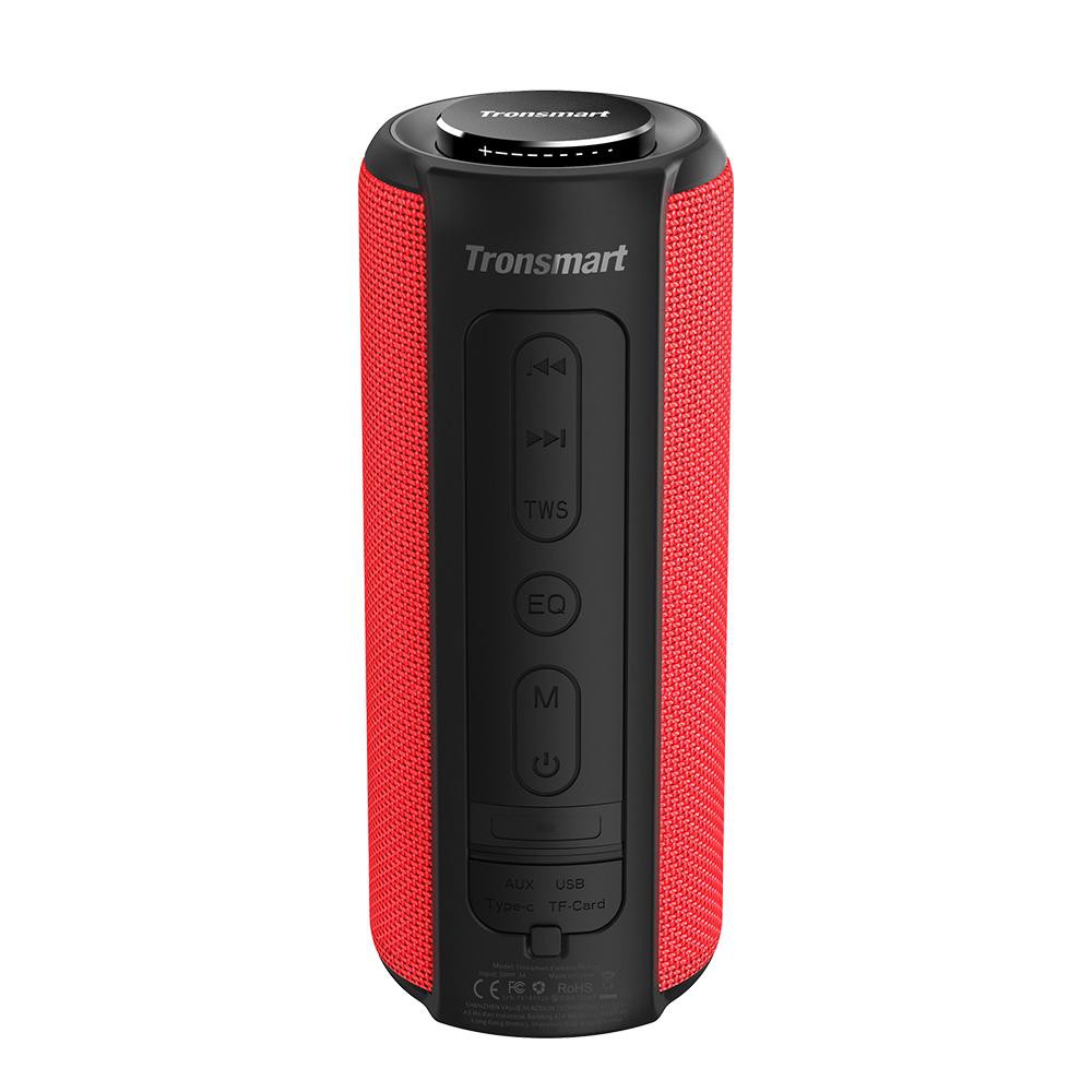 Tronsmart Element T6 Plus/T6 Plus Upgraded Loa không dây bluetooth 5.0 ngoài trời, âm thanh vòm 360 độ, Bass sâu