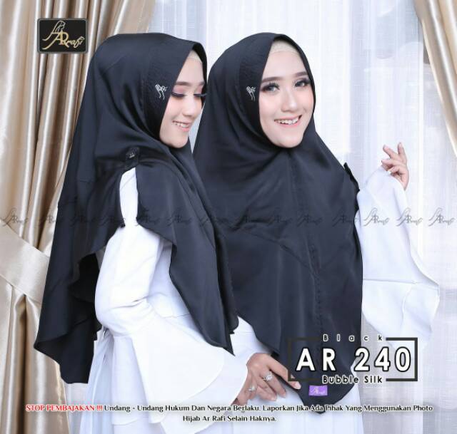 Ar Rafi Store Rafi Store Ar 240 Khimar Kancing Ar Rafi Store