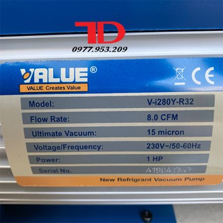 MÁY HÚT CHÂN KHÔNG VALUE VI280Y