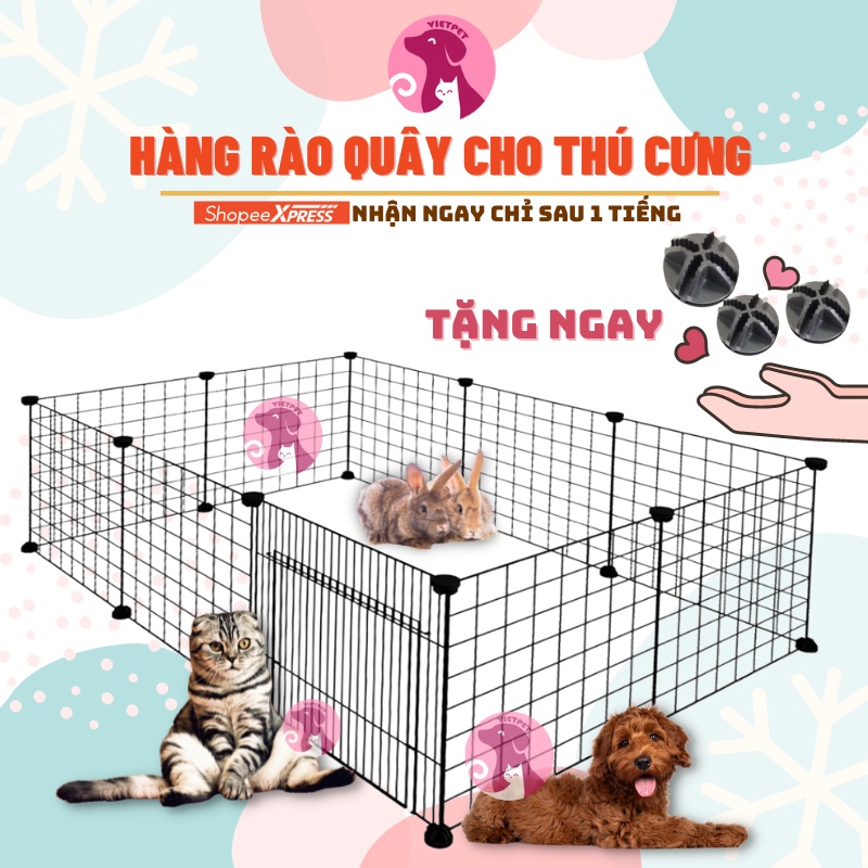 [SALE LỚN] CHUỒNG QUÂY CHÓ MÈO THỎ ❤️BÁN LẺ TỪNG TẤM❤️ TẶNG CHỐT. Hàng có sẵn số lượng lớn. Chọn theo phân loại