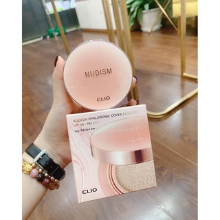 Phấn Nước Trang Điểm Đa Năng Clio Nudism Hyaluronic Cover Cushion Spf50+ Pa++++ 15G X 2