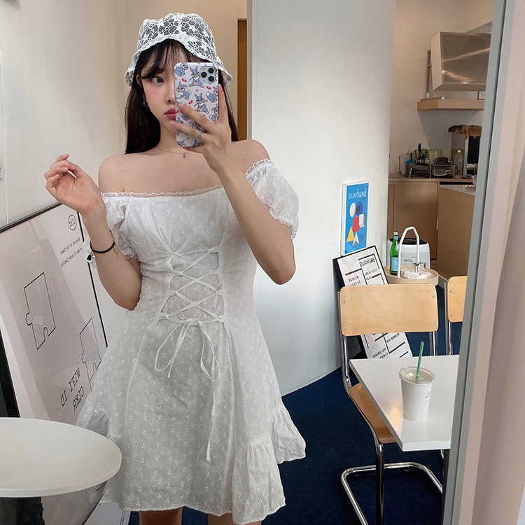 Đầm nữ dáng ôm tay ngắn mini Emilyshop