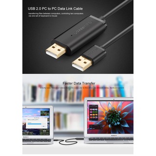 Cáp USB Data Link dài 3m Ugreen 20226 (Đen)