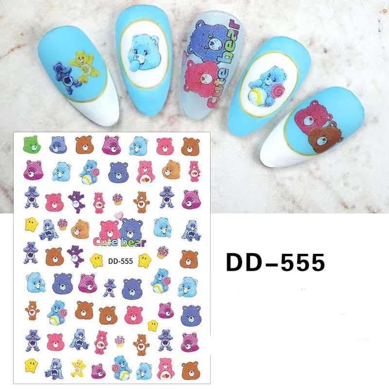 ( phụ kiện nail) Sticker trang trí móng dd455