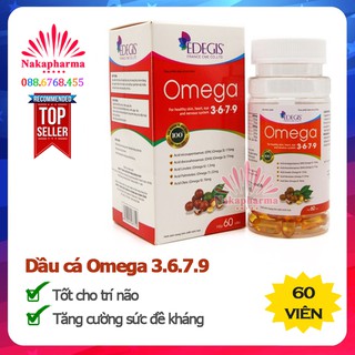 Dầu cá Omega 3.6.7.9 - EDEGIS – Giúp bổ não sáng mắt, cải thiện xương khớp, hỗ trợ làm đẹp, bổ sung DHA EPA