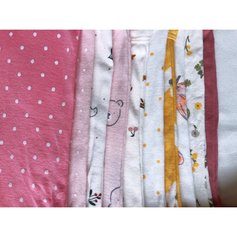 Set 4 body chip dài tay vải 100% cotton mềm mịn, bodychip cho bé trai bé gái hãng carter, geo