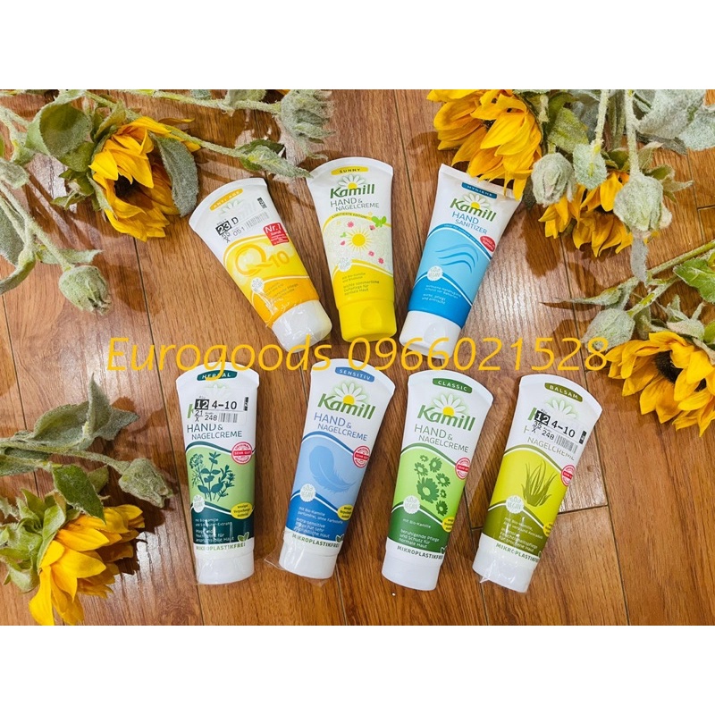 Kem dưỡng da tay và móng tay ⚡ CAO CẤP ⚡ Kem dưỡng tay Classic Kamill hand &amp; nail cream 75ml và 100ml - Đức đủ bill
