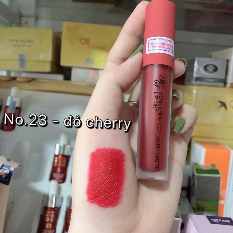 Son Kem Beau Shop Collagen Matte LipTint Son Lì Lâu Trôi Không Lem Không Bết Dính | BigBuy360 - bigbuy360.vn