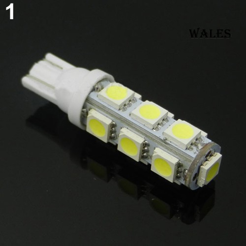 Bộ 2 Đèn Led 12v T10 13-led 5050 Smd 194 168 192 W5W Dành Cho Ô Tô