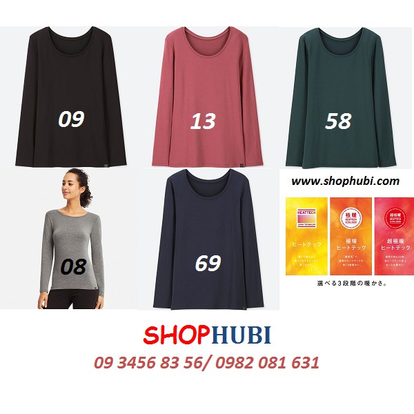 Áo heattech extrawarm giữ nhiệt Nữ Uniqlo Nhật