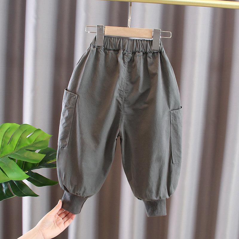 Quần Yếm Cotton Ống Rộng Thiết Kế Mới 2022 Cho Bé Trai