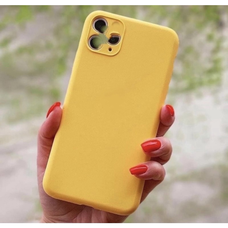 Ốp Chống Bẩn Full Viền Camera iPhone 11ProMax/12ProMax Silicon Basic