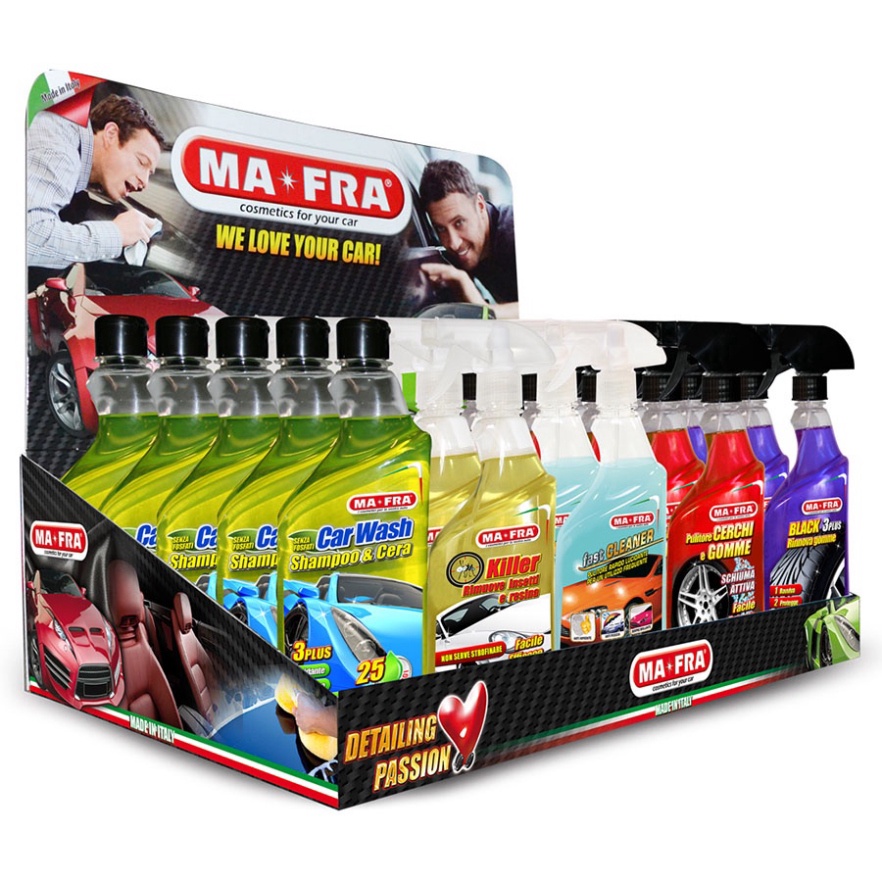 Dung dịch vệ sinh ngoại thất ô tô Mafra Fast Cleaner 500 ML - ITALY