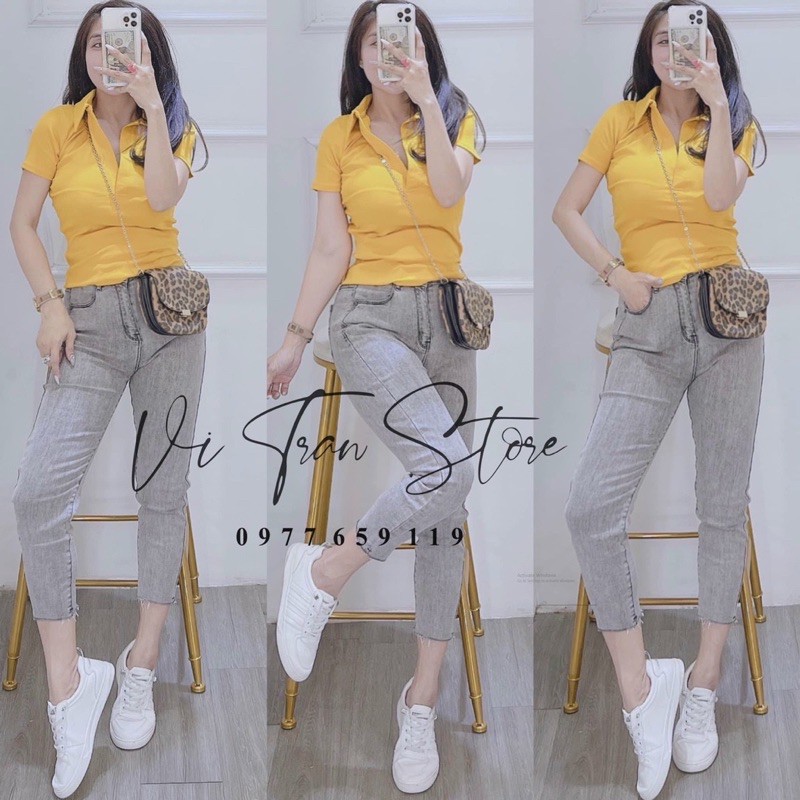 Áo thun body cổ bẻ (form thường) tay ngắn BORIP CAO CẤP | BigBuy360 - bigbuy360.vn