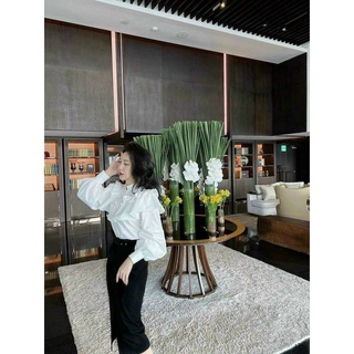 Áo sơ mi bánh bèo tiểu thư xinh tay bồng