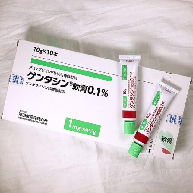 GEL XÓA SẸO GENTACIN OINTMENT 0,1% GENTAMICIN SULFATE - 1 tuýp