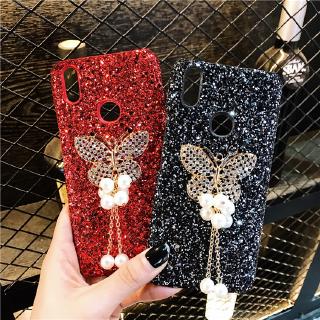 Oppo A17 A17K A54 A16 A52 A92 A74 A15 A15S A5 A9 A31 2020 A91 F11 F15 F9 A7 A5s A3s F7 F5 Kim Cương Bướm Lấp Lánh Điện Thoại