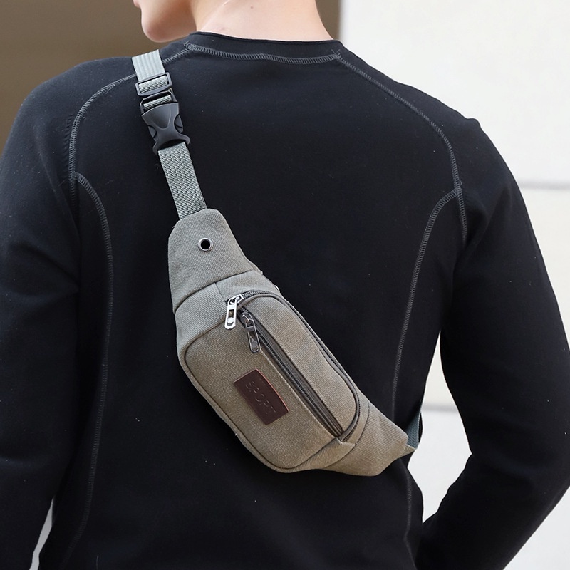 Túi đeo chéo nhỏ đựng điện thoại thời trang cho nam nữ