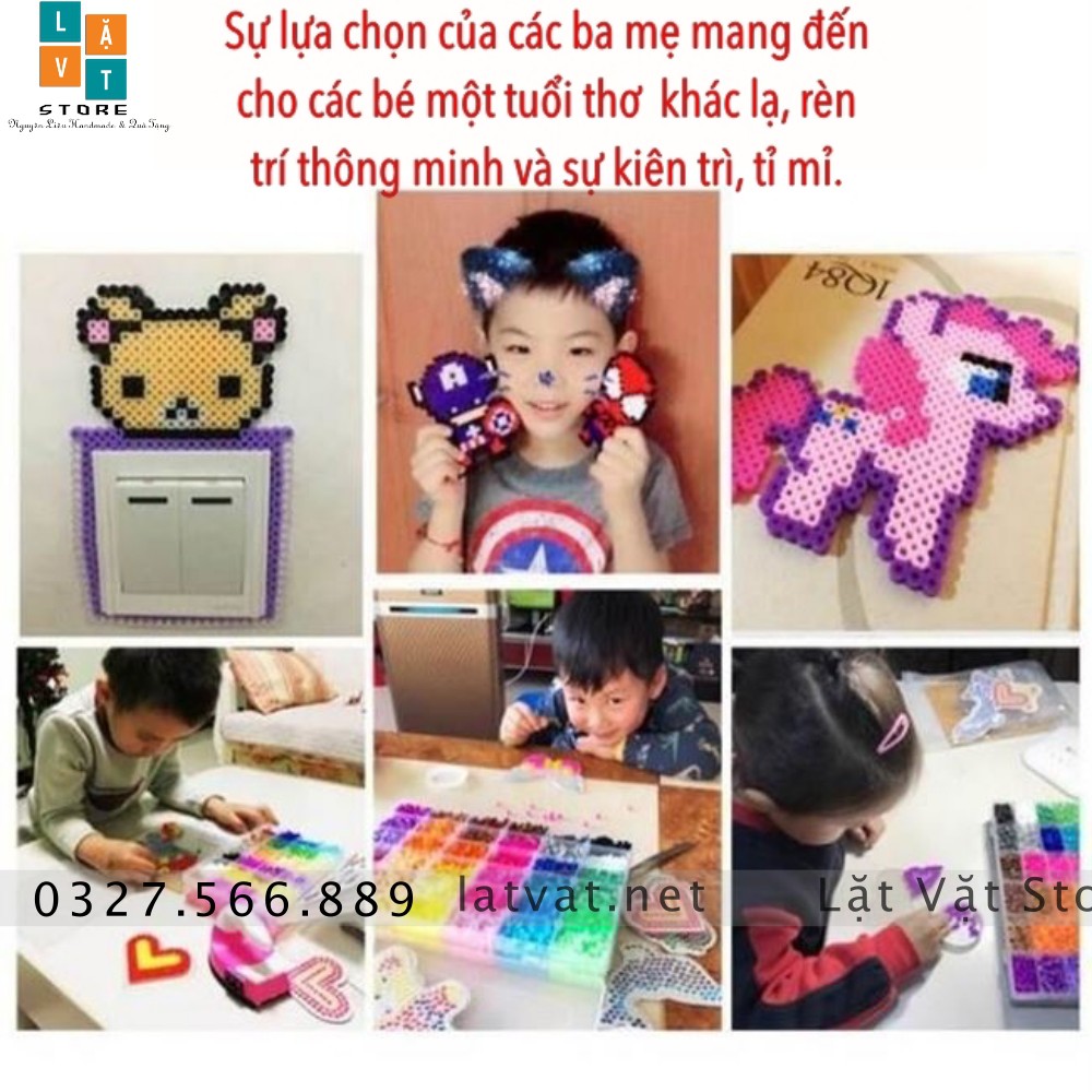 Giấy nến, Giấy Ủi Hama Beads,Peler Beads, Hạt Đậu Thần Kì - Ironing Papers (loại giấy nến và Film nhựa)