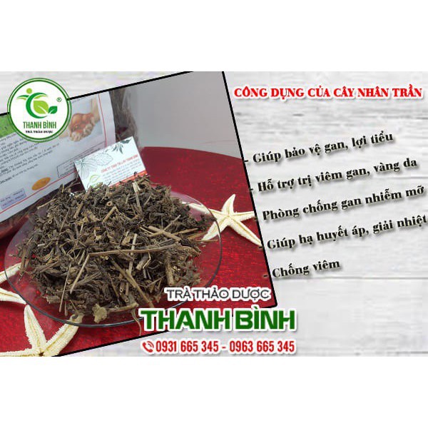 Cây Nhân Trần 500g - Hàng Loại 1 - Thảo Dược Thanh Bình