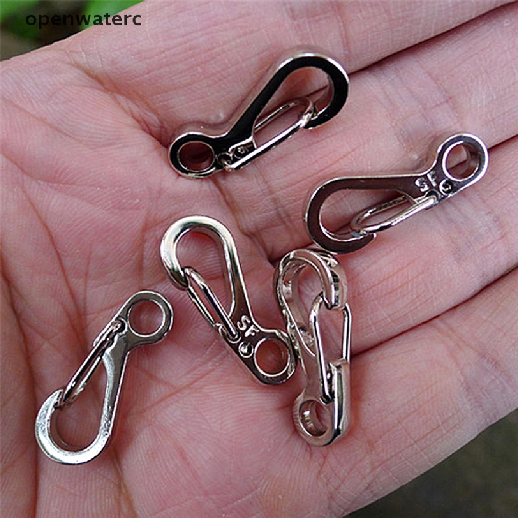 Bộ 5 Móc Khóa Dây Lò Xo Mini Tiện Dụng Khi Leo Núi