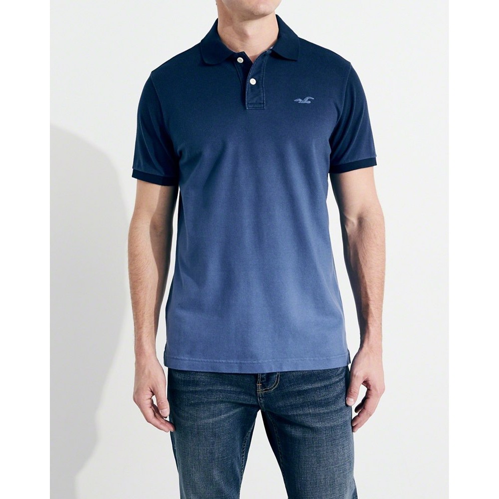 Áo thun nam Hollister HCO-P142 Stretch Pique Ombré Polo
