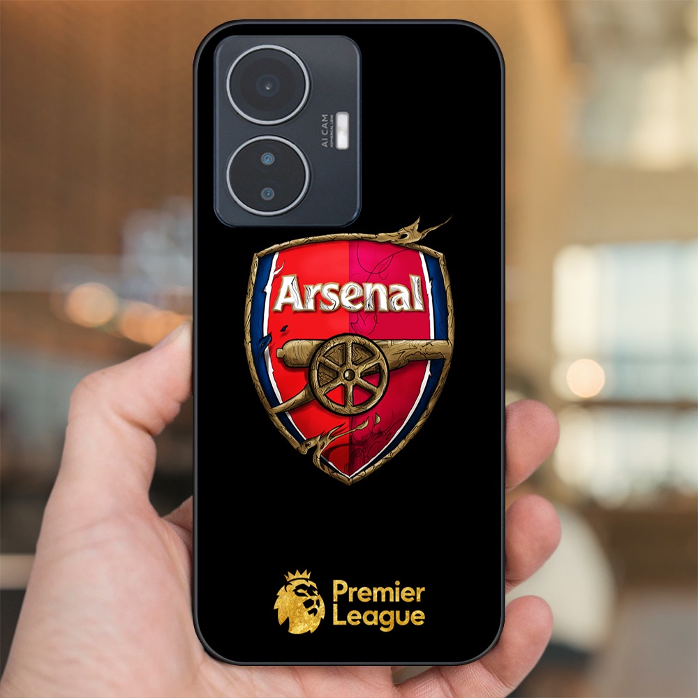 Ốp lưng Vivo Y55 2022 viền đen in hình Arsenal FC