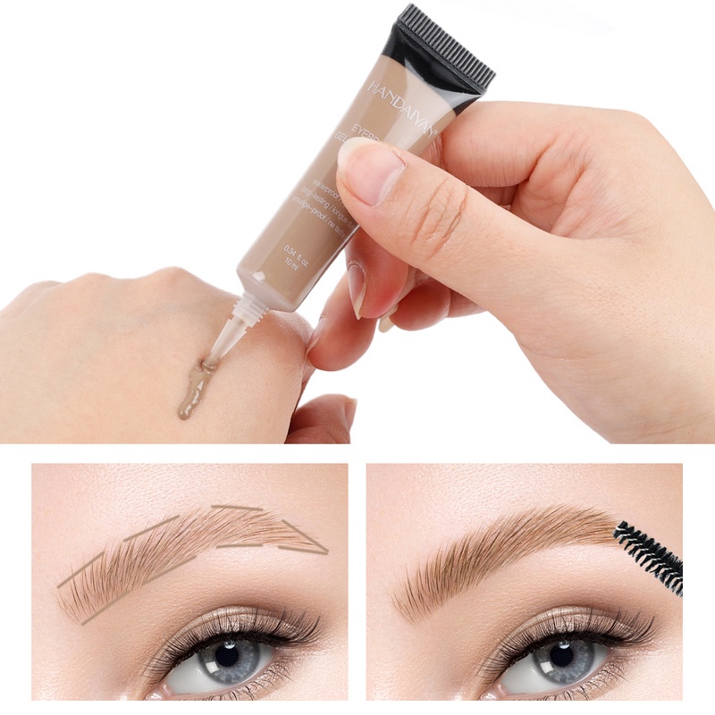 Gel Kẻ Mày Kháng Nước Chống Mồ Hôi Không Nhòe Lâu Trôi 6 Màu Tùy Chọn