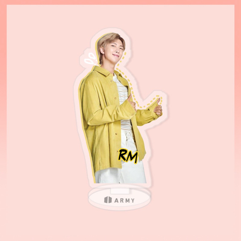 Giá đỡ trưng bày METAGIO bằng acrylic hình các thành viên trong nhóm nhạc BTS