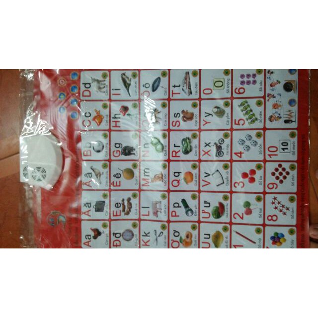 Bảng chữ cái tiếng việt biết nói 2 mặt