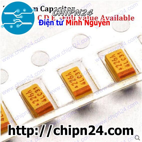 [2 CON] Tụ Tantalum Dán SMD3528 22uF 16V 226C