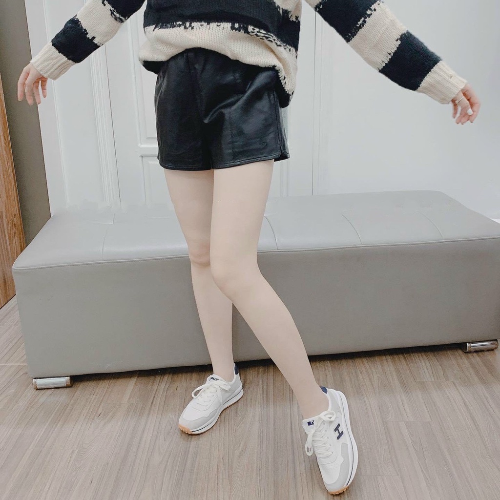 HOT FORM BÉ ĐẶT TĂNG 1 SIZE GIÀY THỂ THAO CHỮ H ĐẾ CAO DA MỀM ÊM CHÂN SIÊU HOT