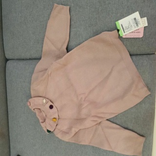 Áo len cổ bèo cục bông sz 110