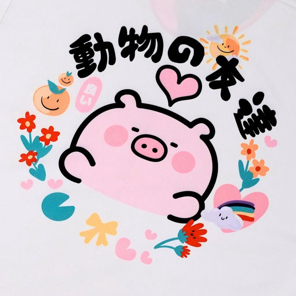 Áo sơmi local brand Tokago đi biển tay lỡ cartoon hoạ tiết thú cưng dễ thương hoạt hình unisex nam nữ form rộng
