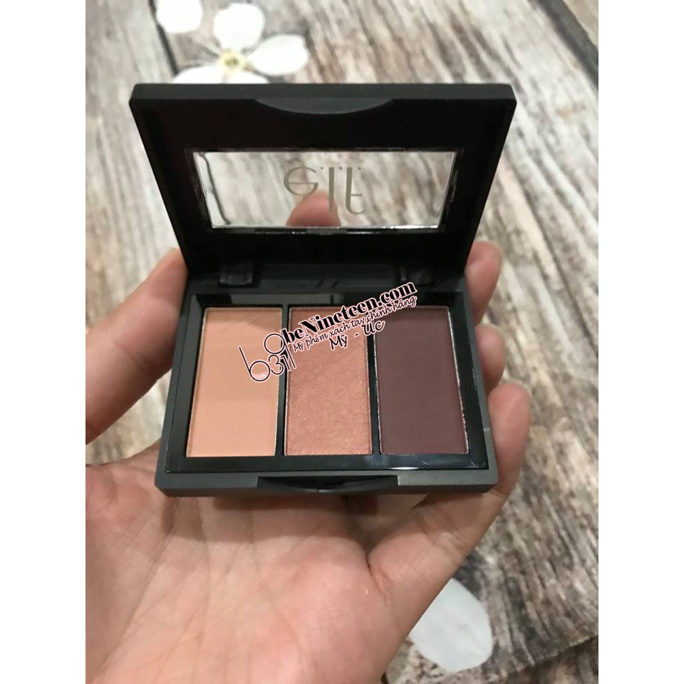 Bảng Phấn Mắt 3 màu ELF Sculpting Silk Eyeshadow - Rose All Day