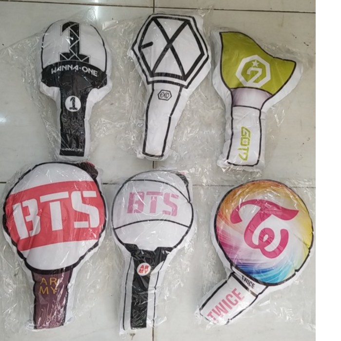 Gối lightstick BTS, Blackpink, Twice, Wanna one. Exo, Got 7