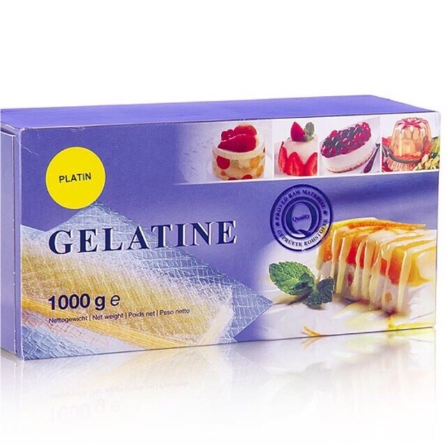 100gr Lá Gelatine / Lá Gelatine