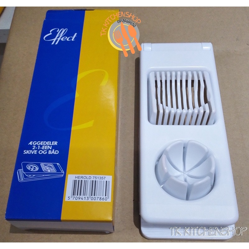 Dụng cụ cắt trứng 2 trong 1 đa năng tiện dụng, hàng dày dặn chắc chắn. Dao cắt lát trứng, dao bổ trứng múi cao tiện dụng