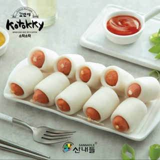 Bánh gạo nhân xúc xích