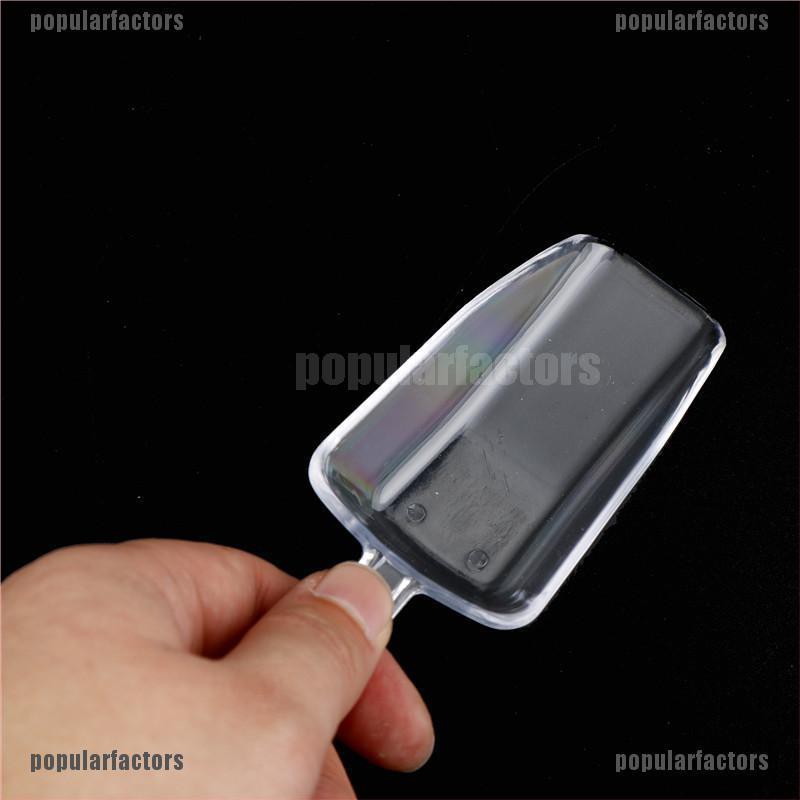 Bộ 3 Muỗng Múc Kem Bằng Nhựa Trong Suốt Dùng Cho Tiệc Cưới / Quán Bar