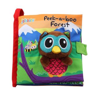 Sách vải Jollybaby chủ đề Peek a boo Forest ( Khu rừng diệu kỳ)