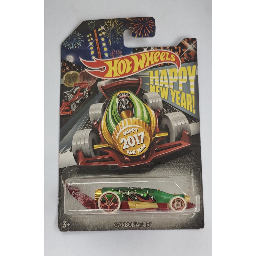 Xe mô hình tỉ lệ 1:64 Hot Wheels T-11 xe khui bia Carbonator Happy New Year 2017
