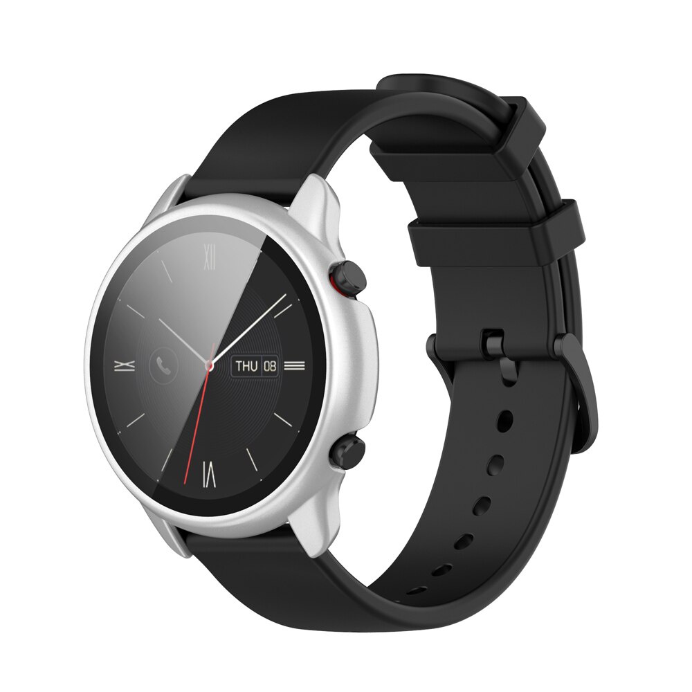 Khung PC mạ kính cường lực bảo vệ full màn cho Huami Amazfit GTR 2 2e eSIM