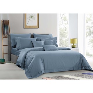 Bộ Ga và Vỏ Chăn Akemi Cotton Select Affinity - Sage Box (Queen Size), 6 món