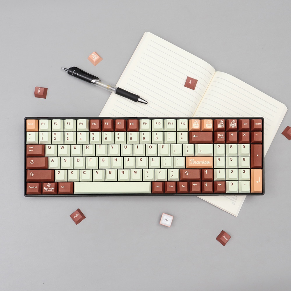 Gmk Tiramisu PBT Nắp Đậy Bàn Phím Cơ Khí Nhuộm Màu Cherry Cho GMMK pro