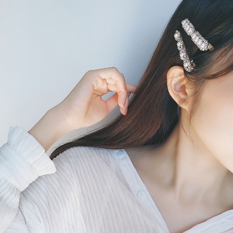 Kẹp tóc nữ đính ngọc thời trang