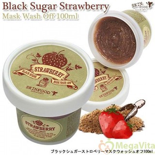 Mặt nạ đường đen Skinfood Black Sugar Mask Wash Off