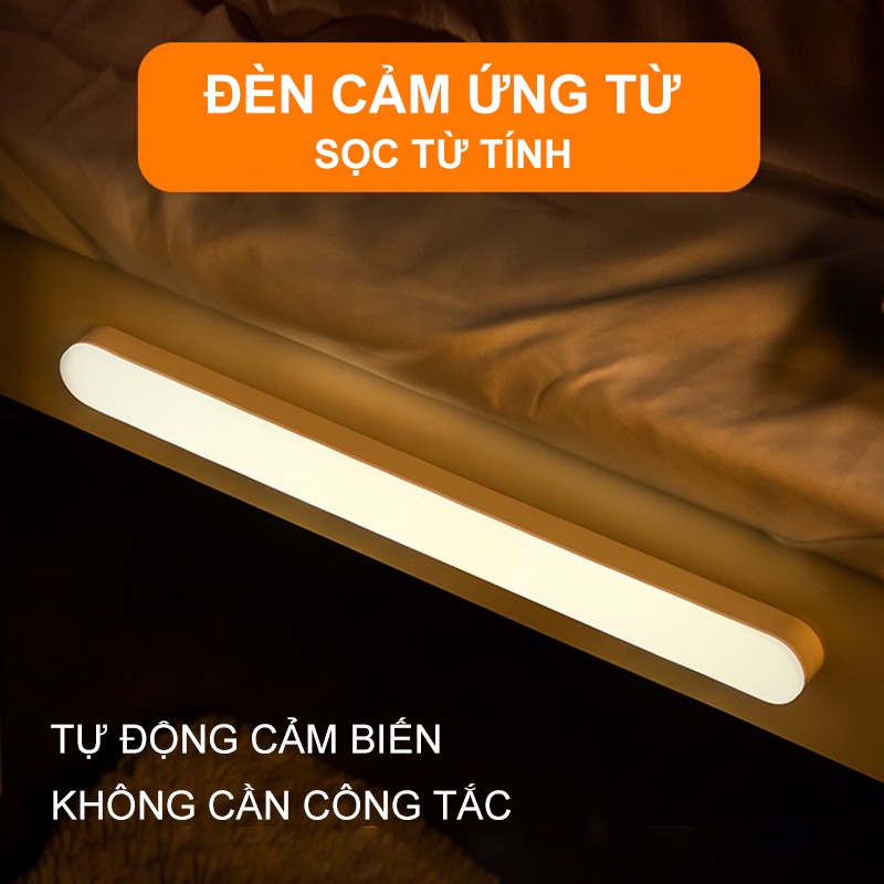 Đèn cảm ứng thông minh cho tủ quần áo, cầu thang, phòng ngủ, USB Sạc Sử dụng lên đến 90 ngày